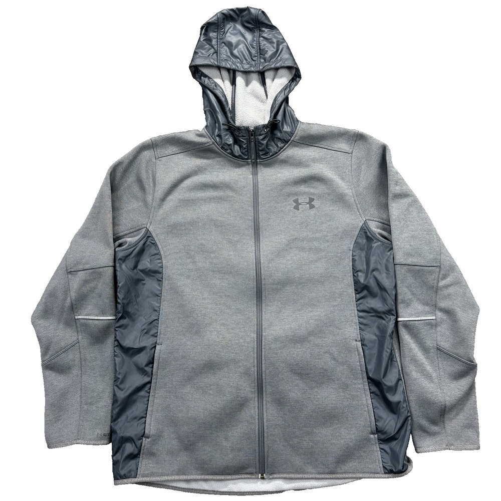 Under Armour UA Storm Jacket mens XL Swacket Zip Coldgear Hoodie 1280754